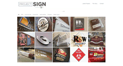 Desktop Screenshot of project-sign.com